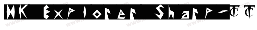 HK Explorer Sharp字体转换
